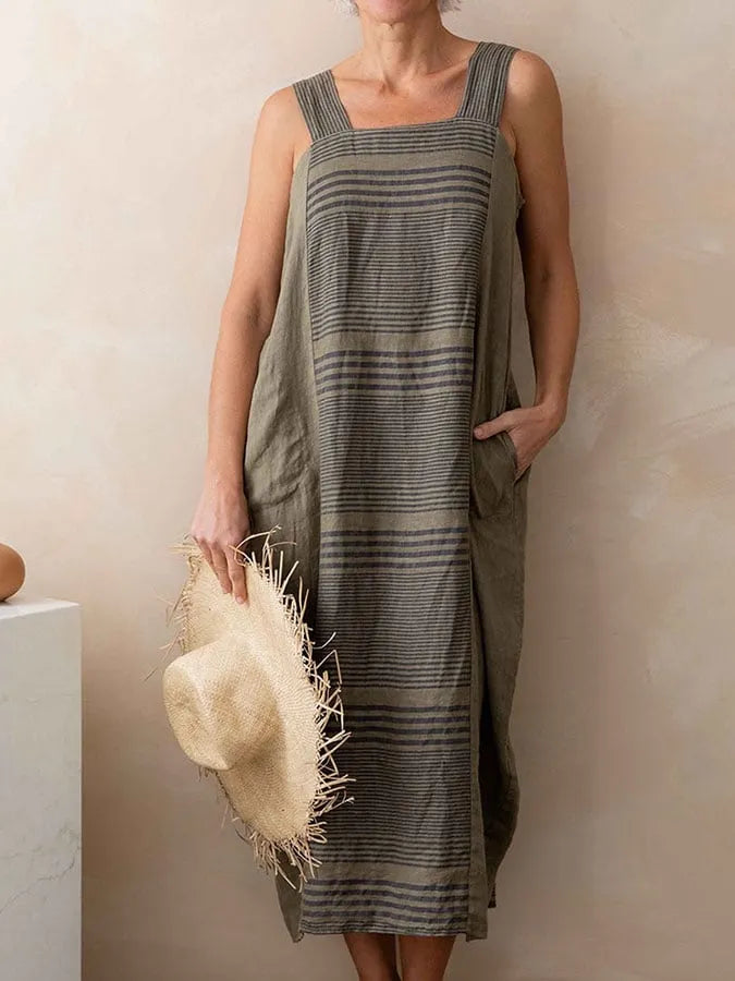 Women's Striped Casual Dress