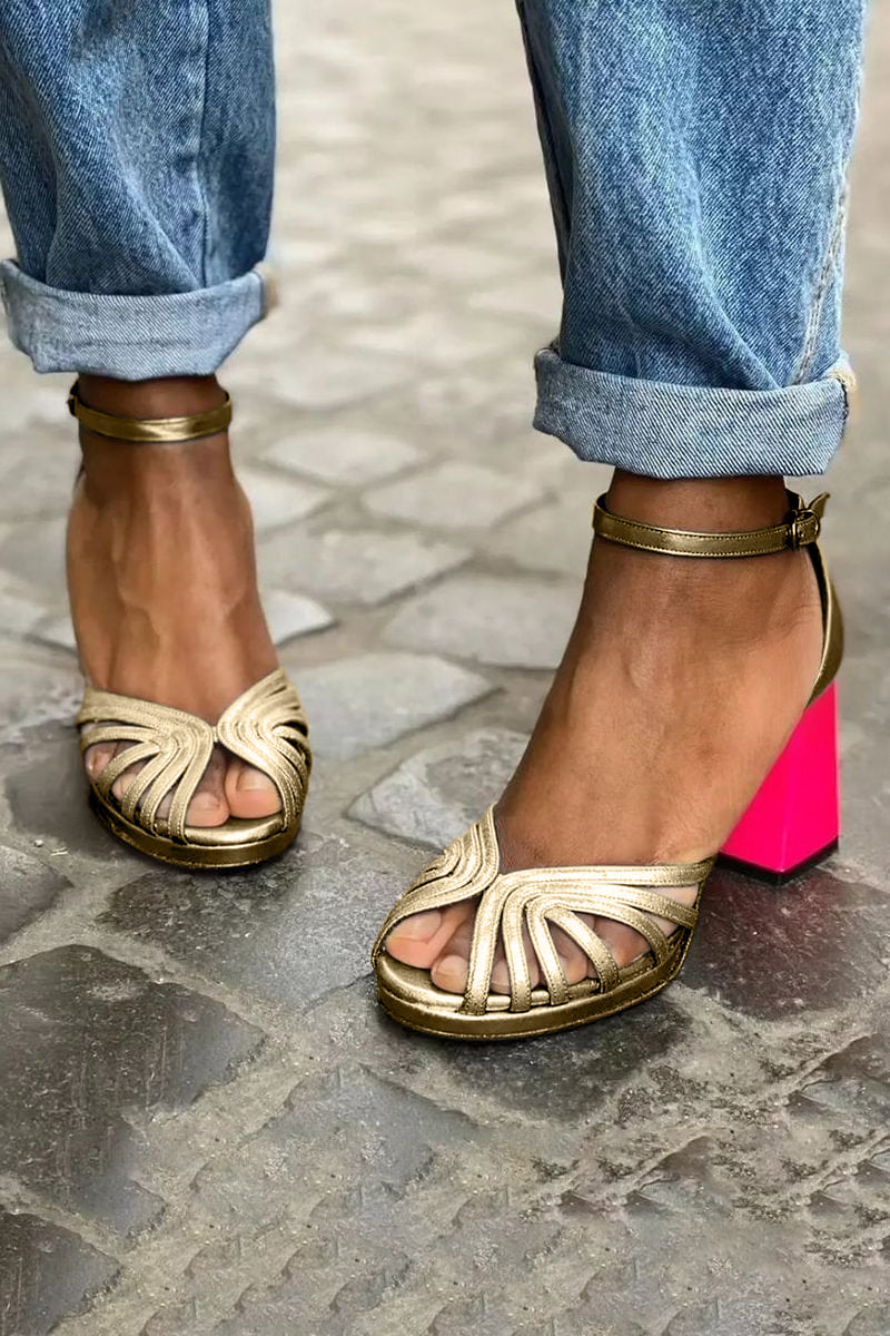 Classic Ankle Strap Open Toe Sandals