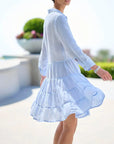 Soft Cinch Button-Up Dress