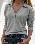 Chic Women’s Long Sleeve Top Casual Wear