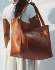Earthy Tone Shoulder Bag for Autumn Vibes