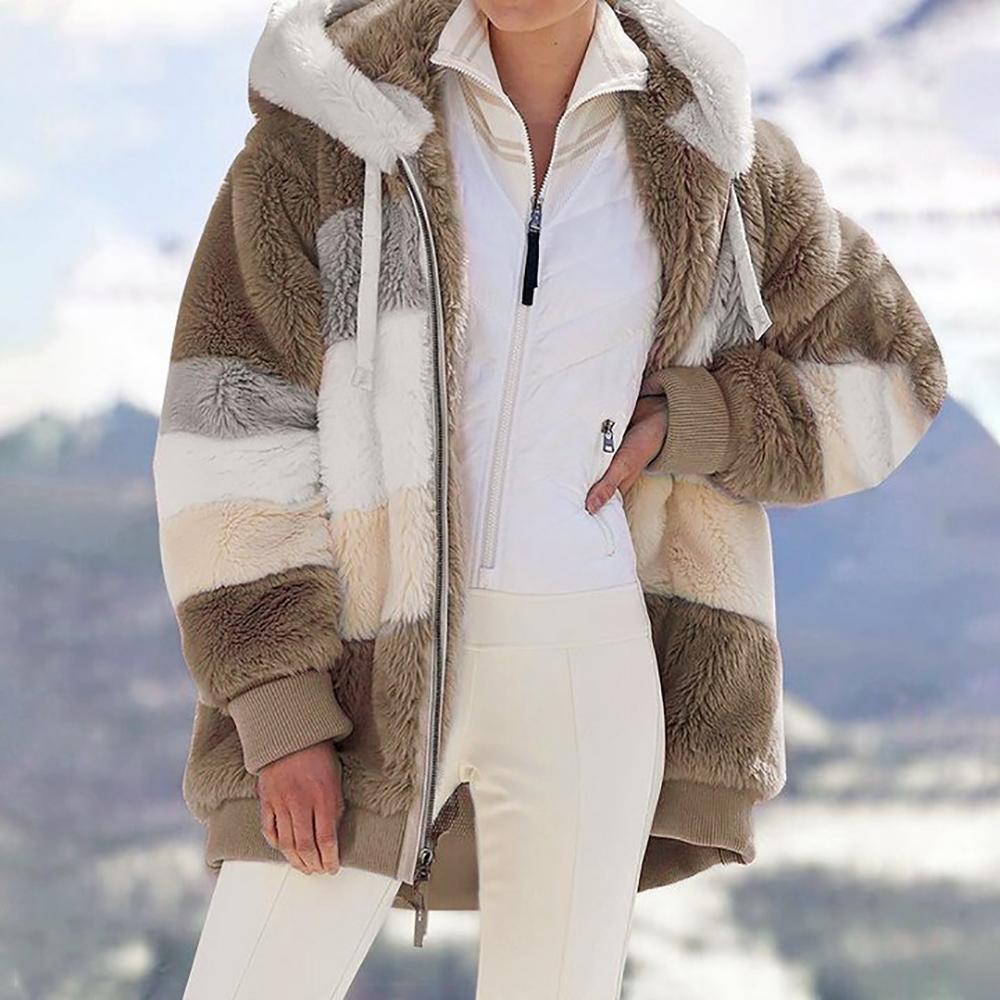 Fluffy Warm Oversized Hoodie Coat