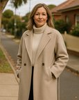 Elegant Wool Coat for Women