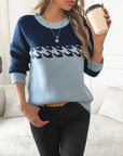 Casual Long Sleeve Sweater for Women's