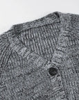 Elegant Polyester Knit Cardigan for Women