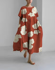 Retro Big Swing Loose Maxi Dress