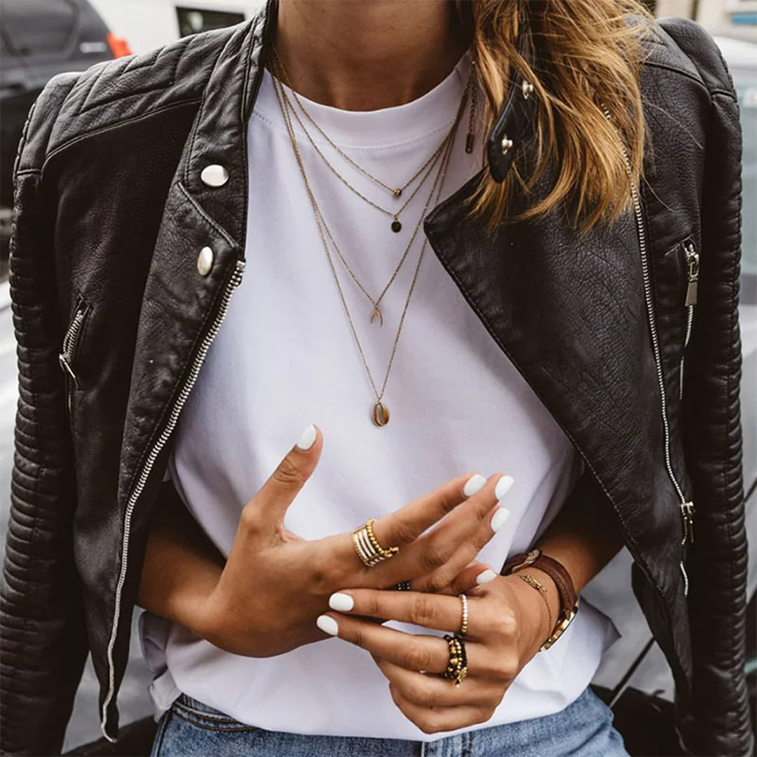 Stylish Biker Leather Jacket