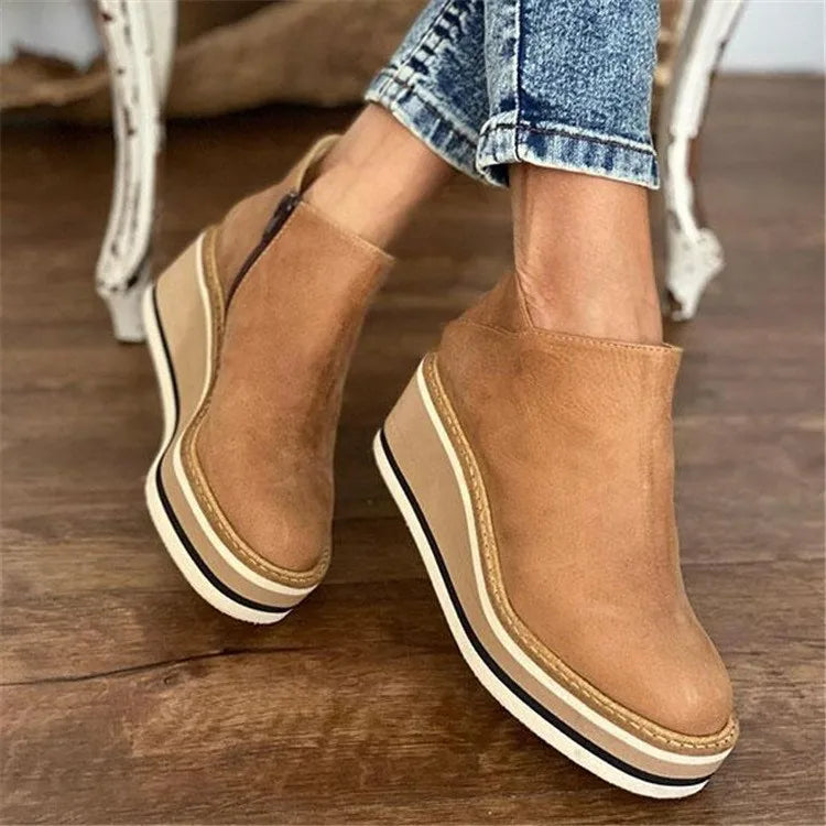 Elegant Zipper Waterproof Boots