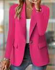 Chic Structured Fit Blazer Jacket