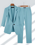 Chic Blazer with Matching Trousers