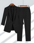 Chic Blazer with Matching Trousers