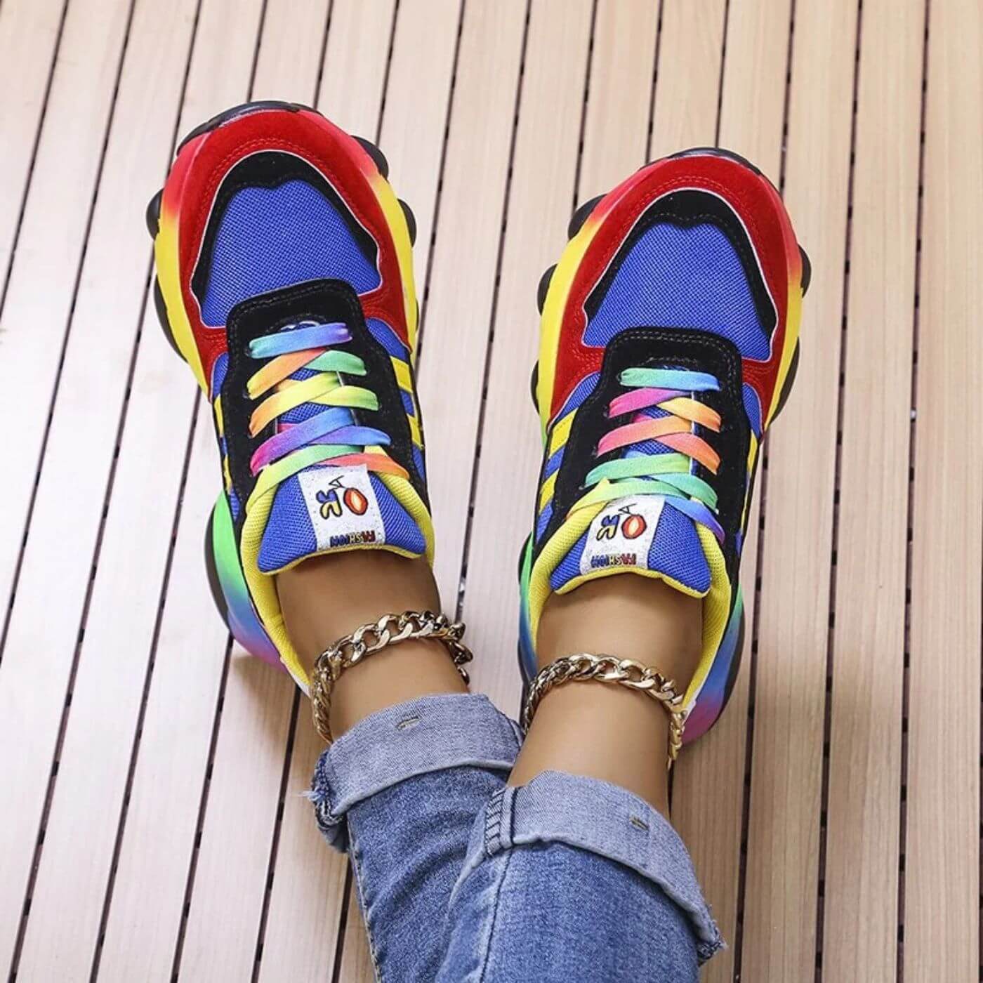 Stylish Women’s Sneakers with Orthopedic Design