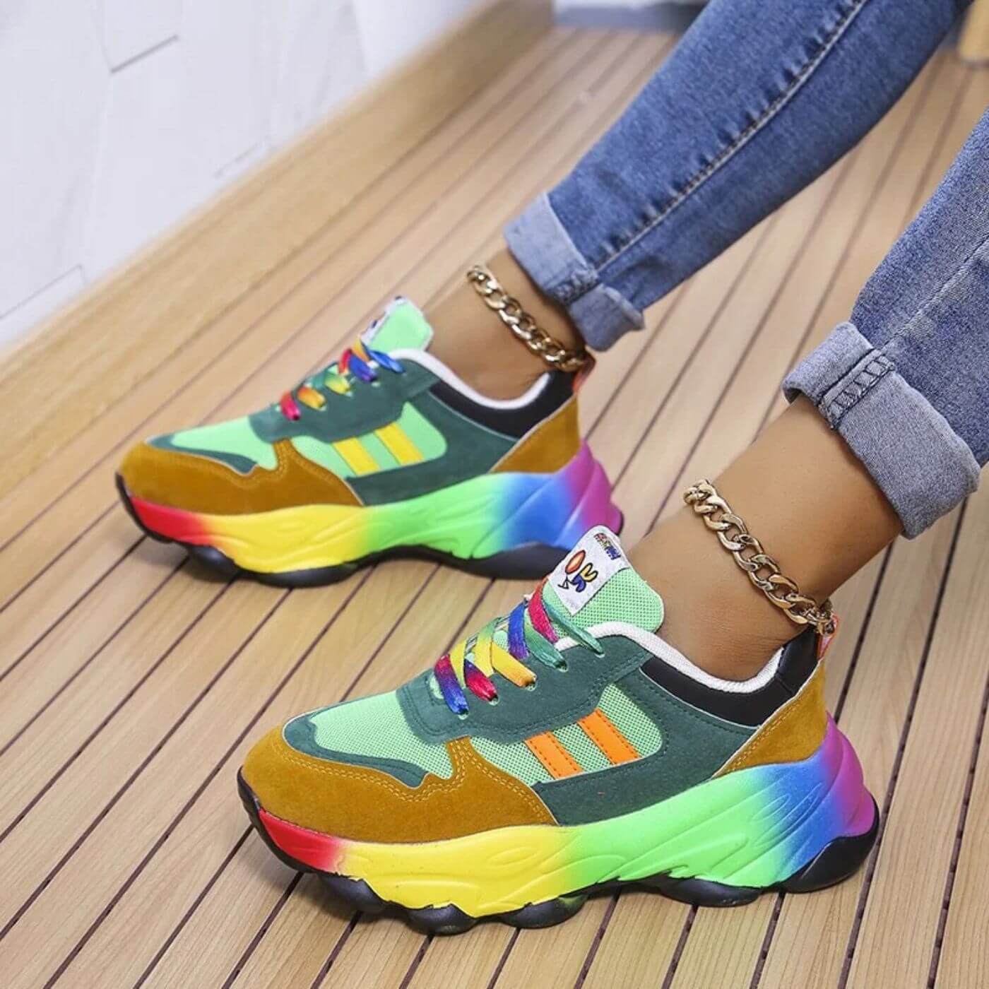 Stylish Women’s Sneakers with Orthopedic Design