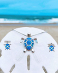 Sea Turtle Necklace and Earring Set