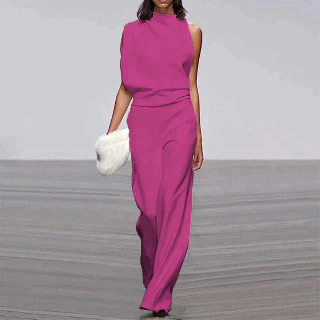 Chic Sleeveless Jumpsuit with Wide Legs for Women