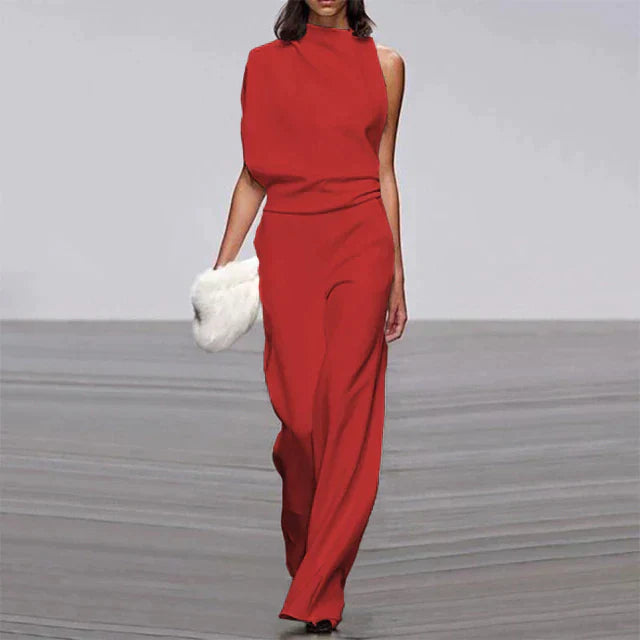 Chic Sleeveless Jumpsuit with Wide Legs for Women