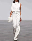 Chic Sleeveless Jumpsuit with Wide Legs for Women