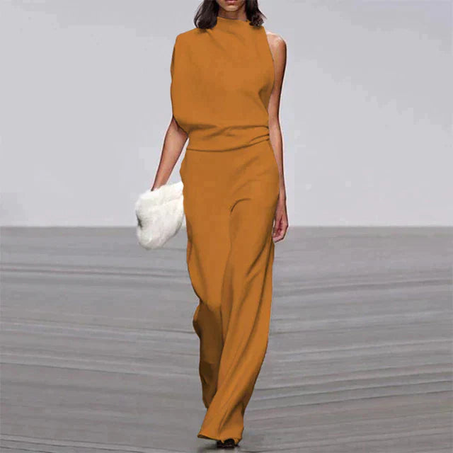 Chic Sleeveless Jumpsuit with Wide Legs for Women