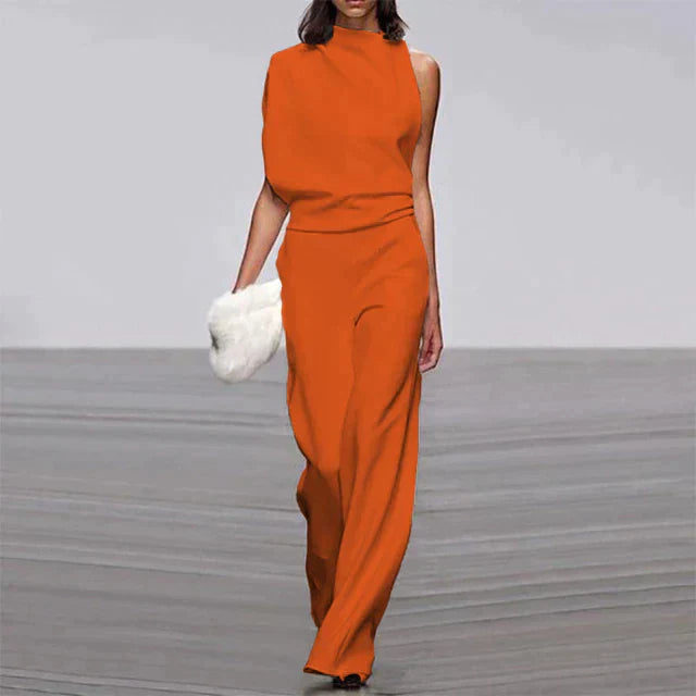 Chic Sleeveless Jumpsuit with Wide Legs for Women