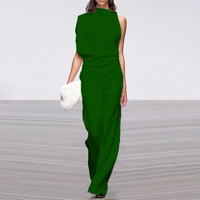 Chic Sleeveless Jumpsuit with Wide Legs for Women