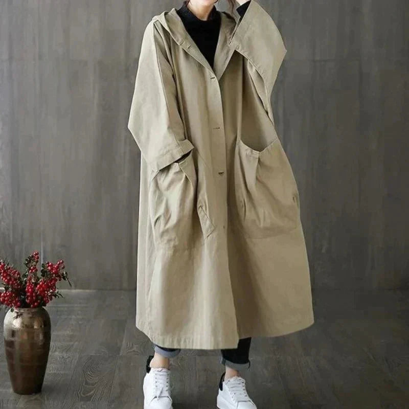 Double-Breasted Trench Coat Women