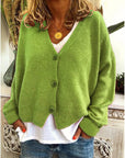 Comfortable Relaxed Fit Knit Cardigan