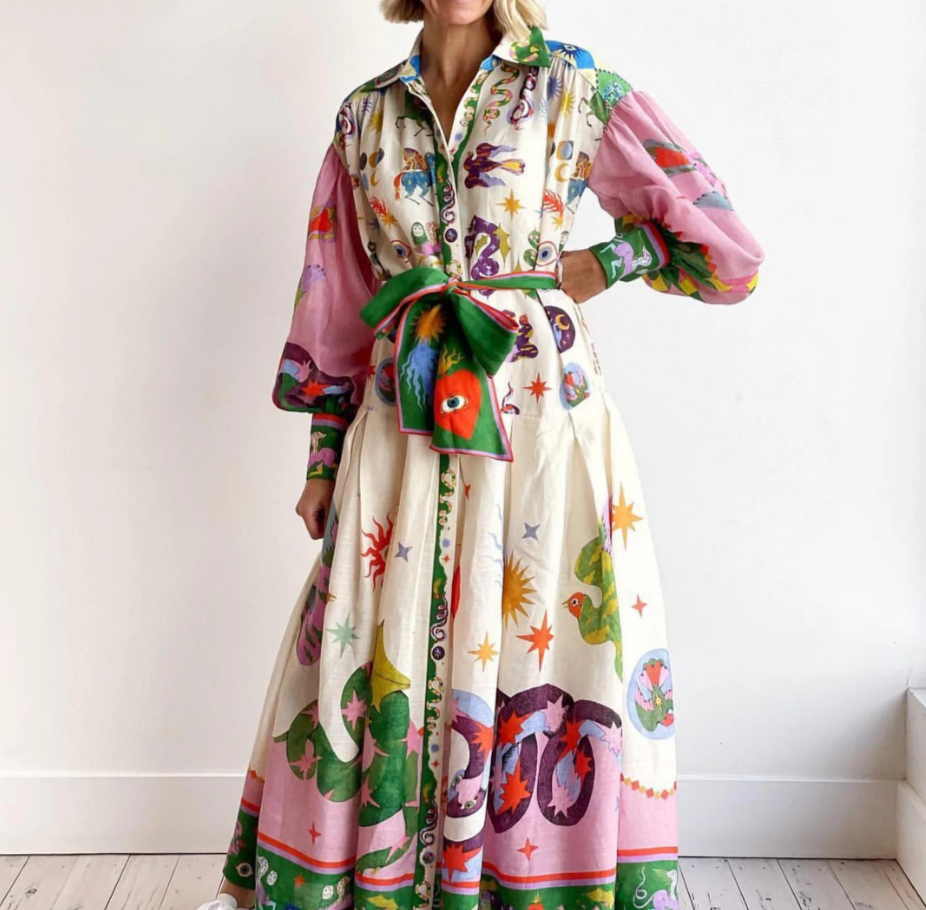 Fun Filled Color Burst Dress