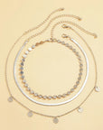 Multilayer Sequin Pendant Necklace