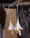 Blossom Silver Flower Earrings