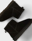 Winter Boots Lined with Ankle Height