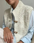 Elegant Knit Sleeveless Cardigan