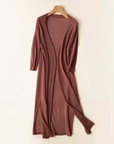 Women's Long Lightweight Elegant Cardigan