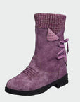 Elegant suede ankle boots
