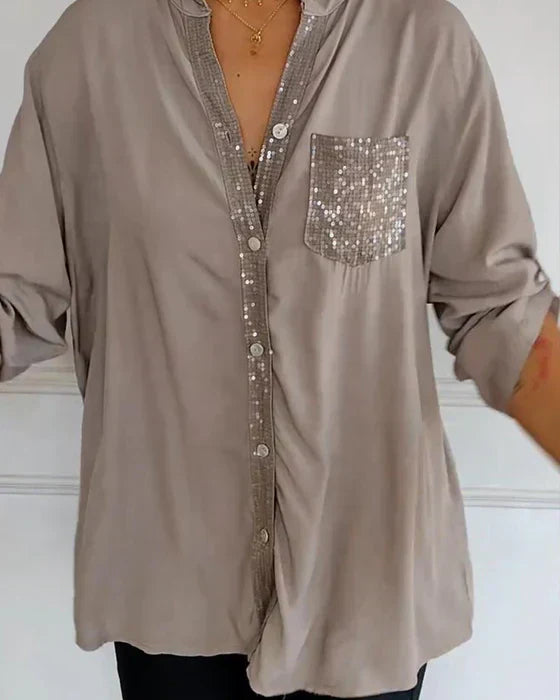 Glam Top with a Sophisticated Edge