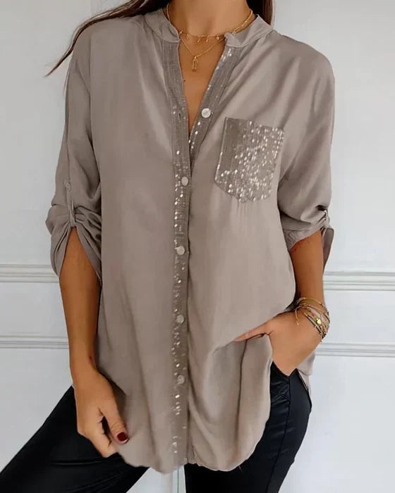 Glam Top with a Sophisticated Edge