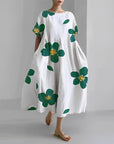 Retro Big Swing Loose Maxi Dress
