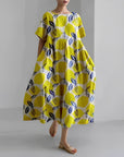 Retro Big Swing Loose Maxi Dress