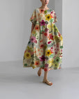 Retro Big Swing Loose Maxi Dress
