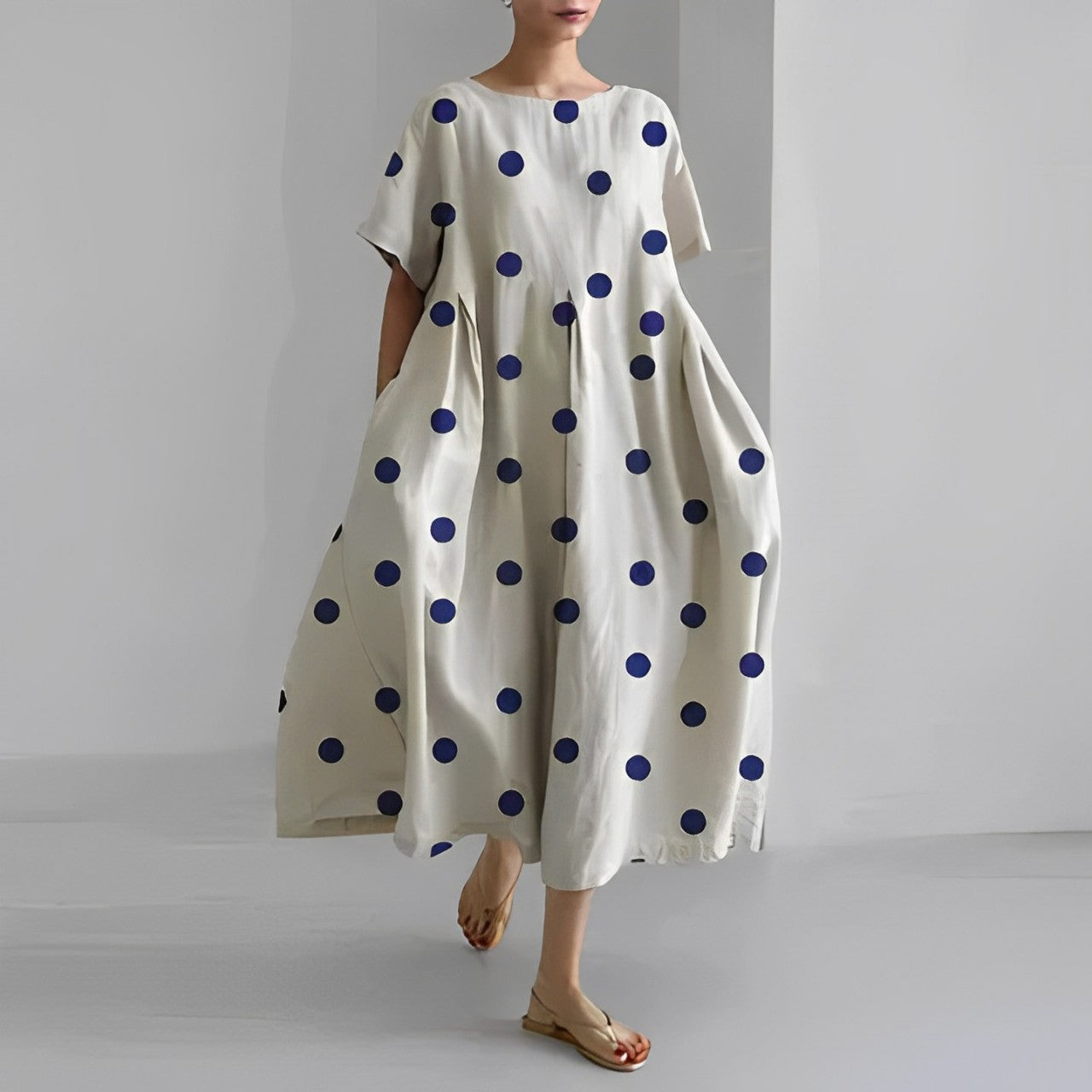 Retro Big Swing Loose Maxi Dress
