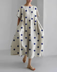 Retro Big Swing Loose Maxi Dress
