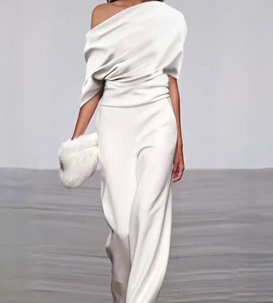 Lightweight Wide Leg Summer Jumpsuit