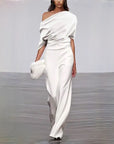 Lightweight Wide Leg Summer Jumpsuit