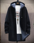 Stylish Hooded Zipper Fleece Jacket