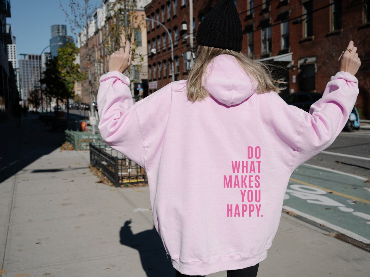 Casual Baggy Style Hoodie Sweatshirt