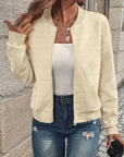 Trendy Solid Color Women’s Casual Jacket