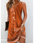 Women's Floral Print Long Dress
