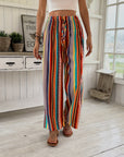 Casual Stripe Print Pant