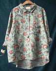 Chic Floral Blouse with Trendy Style