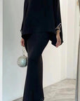 Two-Piece Pearl Floor-Length Gown