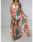 Boho Spaghetti Strap Maxi Dress